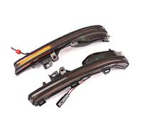 DKPMWD Luce Segnale Rotazione Car Side Wing Specchietto Retrovisore Indicatore Ripetitore Segnale Di Svolta Dinamico Per Lexus ES XZ10 UX ZA10 RC F LC Z100 LS XF50 2019 2020(Smoked black)