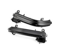 DKPMWD Luce Segnale Rotazione Laterale Ala Specchietto Retrovisore Indicatore Blinker Ripetitore Dinamico Lampeggiante Luce Per 1 2 3 4 Serie Car Styling 12V(Smoke)