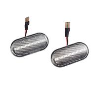 DKPMWD Luce Segnale Rotazione Per Nissan Tiida Car Side Marker Light Ripetitore Indicatori Direzione Lampade Per Micra K12 Per Pathfinder R51 NP300 Per Navara D40 Per Qashqai J10(Dynamic Crystal)