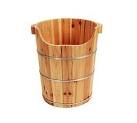 DKSNAJ Sauna Secchio di Legno, Spa, Sauna, Ammollo, Secchio per Massaggio Fatto a Mano Pediluvio, Secchio per Lavaggio Piedi Spa Vasca per Bagno dei Piedi speranzoso per perseguire la Felicità Wisdom