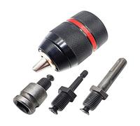 DKSooozs 1Set Heavy Duty 1/2-20UNF 13Mm Keyless Drill Mandrino Hex/SDS/Socket Square Femmina Adattatore