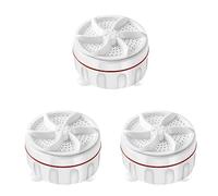 DKSooozs 3PCS Mini Lavatrice USB Bidirezionale Rotante Turbina Portatile Lavatrice per Calzino Biancheria Intima per Viaggio