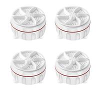 DKSooozs 4PCS Mini Lavatrice USB Bidirezionale Rotante Turbina Portatile Lavatrice per Calzino Biancheria Intima per Viaggio