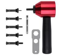 DKSooozs Convertitore Dado Rivetto Metrico, Strumento di Rivettatura Dado Inserimento, Kit Adattatore Dado Rivetto Senza per Trapano Elettrico/Chiave A Mano
