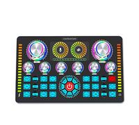 DKSooozs Live Sound Card Bluetooth Microfono Mixer Voice Changer Live Streaming Sound Mixer Karaoke Casa