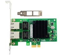 DKSooozs PCI-E X1 RJ45 Desktop Dual Port Gigabit Ethernet I350-T2M Controller Chip I350AM2 10/100/1000Mbps Tasso