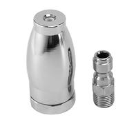 DKSooozs Ugello Turbo per Rondella a Pressione, Ugello rotante per Caldo e Freddo, Connessione 1/4 Pollice Foro 3.0, 3600