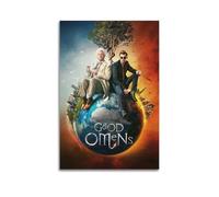 DKWNNZMW Poster decorativo da parete del film Good Omens, stampa artistica su tela, poster decorativo moderno per camera da letto, 40 x 60 cm