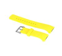 DKWOIS Cinturino compatibile con lo smartwatch Samsung Gear S2 R720, cinturino sportivo in silicone di ricambio, colore solido, compatibile con Gear R730.(Yellow,S)