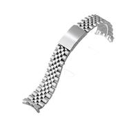 DKWOIS Cinturino for orologio in acciaio inossidabile 18mm 19mm 20mm 21mm compatibile con Rolex for bracciale Jubilee cinturino in acciaio con estremità curva accessori con fibbia pieghevole(19mm)