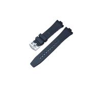 DKWOIS Cinturino for orologio in gomma fluorurata compatibile con la collezione Citizen TSUYOSA NJ0150 NJ0151ME Cinturini for orologi FKM da uomo e da donna Bracciale colorato(Black)