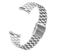 DKWOIS Cinturino in acciaio inossidabile subacqueo da 22 mm compatibile con Casio Duro Mdv107-1A MDV106-1A Sostituisci cinturino for orologio da uomo con fibbia pieghevole in metallo Logo(3 parts)