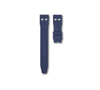 DKWOIS Cinturino in gomma morbida FKM in fluorogomma compatibile con cinturino IWC Big Pilot Portofino TOP con rivetto(Blue,20MM_SILVER PIN BUCKLE)