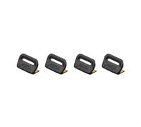 DKWOIS Pulsanti di Controllo del finestrino dell'auto in ABS Rivestimento Decorativo del Rivestimento Compatibile con Jeep Wrangler JL JT 2018+ Accessori Interni (Color : Noir)