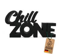 DKWRK3D Chill Zone Cartello - Espositore in Plastica Chill Zone - Decorazione Camera Gaming Zone - Decorazione Chillout - Chill Room Gamer Soggiorno Relax - Camera Giovani - Sala Giochi Uomini (M)