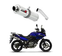 DOMINATOR Terminale di Scarico Marmitta Silenziatore ST compatibile con DL 650 V - Strom 2004-2006