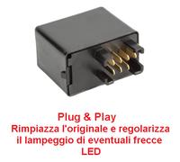 DL 650 V Strom /V-Strom ABS Da 2004 a 2016 rele intermittenza frecce anche LED +