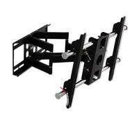 DL-D-201ST Supporto for schermo girevole in acciaio inossidabile retrattile for TV LCD a 6 bracci da 23"55" con montaggio a parete