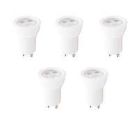 DL DAYLIGHTITALIA Lampadine LED GU10-MR11, 3W, 3000K Luce Bianca Calda, 200LM, 35mm, Risparmio Energetico, 36 Gradi, Faretti a led Adatte per Soggiorno, Camere da Letto, Non Dimmerabile, Pacco da 5