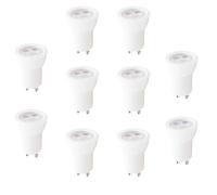 DL DAYLIGHTITALIA Lampadine LED GU10-MR11, 3W, 3000K Luce Bianca Calda, 200LM, 35mm, Risparmio Energetico, 36 Gradi, Faretti a led Adatte per Soggiorno, Camere da Letto, Non Dimmerabile, Pacco da 10