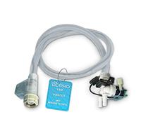 DL-pro 00667327 - Manicotto Lavatrice, Tubo di alimentazione adatto per lavatrice Bosch Siemens Neff Constructa, 1,5 m