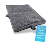 DL-pro - Filtro al carbone attivo per cappa aspirante Miele 6228731 DKF12-1