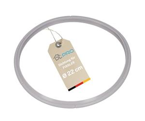 DL-pro Guarnizione Ø 22 cm per pentola a pressione Fissler Blue Point Vitavit Royal Magic e Vitaquick fino al 2009, guarnizione in silicone sostituisce 038-667-00-201 32-631-00-201 038-667-00-205/0