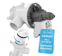 DL-pro Pompa di scarico per Beko Blomberg Arcelik 2840940100 2880401800 Hanyu con testa e filtro pompa per acque reflue, pompa magnetica per lavatrice