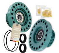 DL-pro Set di cuscinetti con caricamento superiore destro e sinistro, compatibile con AEG Electrolux Zanker Zanussi 4055070744 e 4071430963, incluso cuscinetto a sfera 6203, guarnizioni, O-ring