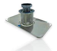 DL-pro Sistema di setaccio per Bosch Siemens 435650 00435650 filtro filtro piatto con filtro fine per lavastoviglie