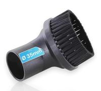 DL-pro Spazzola universale Ø 35 mm, spazzola antipolvere per mobili, spazzola di aspirazione compatibile con Miele Bosch Siemens AEG Electrolux, accessorio per aspirapolvere con tubo da 35 mm