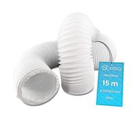 DL-pro - Tubo di scarico, lunghezza 1,5 m, diametro 100/102 mm, per condizionatori d'aria, asciugatrici, cappe aspiranti