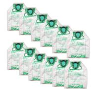 DL SERVICE 12 Sacchetti per aspirapolvere compatibili con Folletto Vk 200 Vk220s, 5 strati di microfibra resistente e attacco in plastica, ricambio adatto a Vk 200 220s