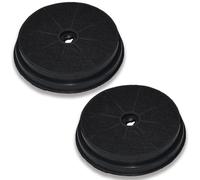 DL SERVICE Filtri a carboni attivi compatibile con Cappa Aspirante per Refsta K25, Zanker 902979378/4, Tecnowind Typ H, Whirlpool 484000008647, Ø 19 cm, 2 PEZZI