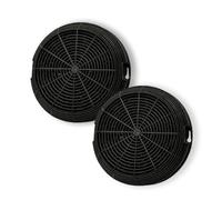 DL SERVICE Filtro Carbone Attivo Cappa Aspirante, compatibile con Elica F00478 tipo 47, Whirlpool 484000008784, AEG Electrolux 50292969008, Ø15,5 cm, confezione 2 PEZZI