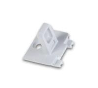DL SERVICE Gancio Porta Asciugatrice Candy Hoover in plastica resistente alle temperature, gancio per saldare porta asciugatrice, ricambio originale codice 09201247-40004091