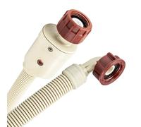DL SERVICE Tubo carico Lavatrice Lavastoviglie Acquastop 2.5 metri, max 90°, tubo anti-allagamento con Valvola di Sicurezza e filtro antisporco per lavatrice, alta qualità
