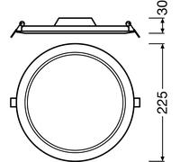 DL SLIM ROUND BIANCO DOWNLIGHT PT TELAIO TONDO 4058075079113