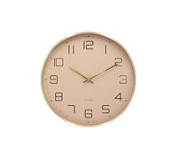 [DL] Wall Clock Elegance Glow Soft Brown