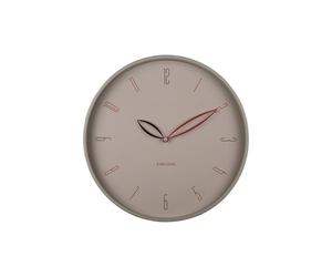 [DL] Wall Clock Petals Warm Grey