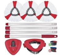 DLAIMI Spin Sostituzione testa mop, Rotate Mop Base, Spazzola di Pulizia, Maniglia MOP Set di Omobinazione Compatibile con Viled Easywriting&Clean Turbo 1 Serbatoio, Testa mop in fibra ultra fine