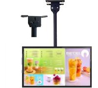 DLAZUM Supporto TV Universale, Supporto TV da soffitto, Supporto TV da soffitto telescopico per Esterni, Altezza Regolabile, inclinazione e Rotazione telescopica, per TV a scher,0.6