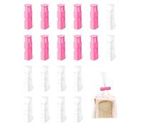 DLDIZM 20 Pezzi Clip per Sacchetti Alimentari, Clip Chiudi Sacchetti Riusabili per Congelatore e Pane,Plastica Multicolore con Chiusura Ermetica per Conservazione Cibi