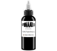 DLDN01 Inchiostro tatuaggio nero - L'ultima colorazione tribale Make-up corpo permanente Super nero (60 ML)