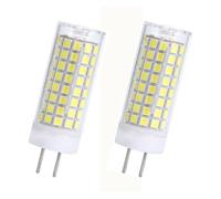 DLEDMOP 2PCS GY6.35 Lampadina LED 10W AC 220V G6.35 Bi-Pin Base Bianco Caldo 2700K per Lampada Da Scrivania, Lampadario Luce Illuminazione Paesaggio (10W / bianco caldo)