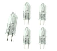 DLEDMOP 5pcs G4 6v lampadina alogena 5w G4 2 Pin lampadine bianco caldo 2700k sostituzione per sotto l'armadio puck light (5W)