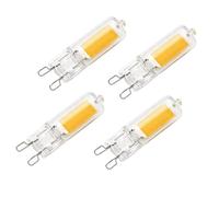 DLEDMOP Lampade LED G9 LED COB Ampoule 220V 3W 5W 7W En Verre Ampoule 360 LED G9 Angle De Faisceau Blanc Chaud 3000K For Lustre,bianco Caldo,7W-4PCS