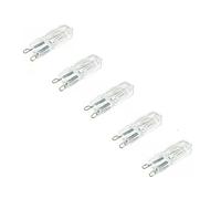 DLEDMOP Lampadine Alogene G9 Lampadina Alogena 220V 40W Dimmerabile Bianco Caldo Lampadina 60W Alogeno Lampada Delle Capsule Per Luci Di Segnalazione E Iluminazione Da Cucina,60W,5PCS