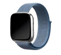 DLEEFCUVI Cinturina in nylon compatibile con Fitbit Versa 4 3 Band Smart Watch Sport Loop Belt Correa Bracciale morbido traspirante