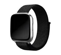 DLEEFCUVI Cinturina in nylon compatibile con Fitbit Versa 4 3 Band Smart Watch Sport Loop Belt Correa Bracciale morbido traspirante